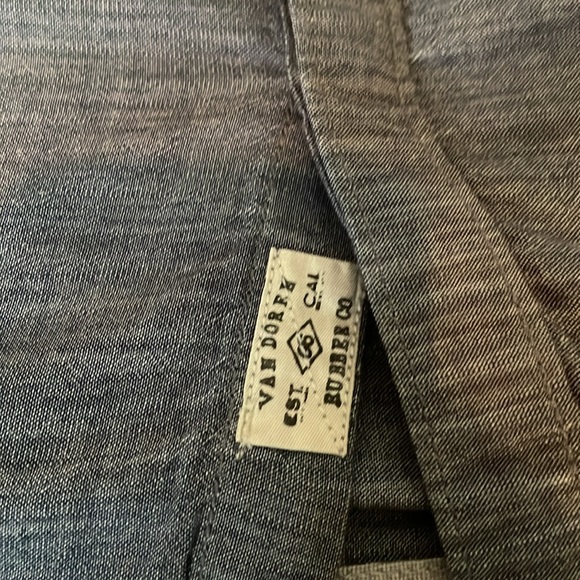 Vans Small Men's Gray Rainbow Stripe Southwestern Shirt, Van Doren Series - Picture 5 of 7